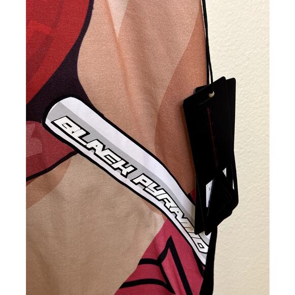 **NWT** BLACK PYRAMID MEN'S BLACK TAN & PINK GRAPHIC TEE SHORT SLEEVE SIZE LARGE - Picture 5 of 9